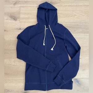 Pact Zip up hoodie- The Downtime Zip Hoodie- Maritime Navy- NEVER WORN